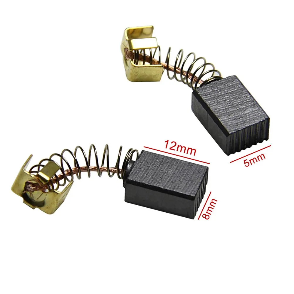 

10pcs Carbon Brushes 5x8x12mm For Electric Motors CB85 CB57 CB64 191627-8 Power Tool Components