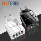 Адаптер в стенную розетку, зарядное устройство с USB-портом для быстрой зарядки 3.0, 3 А, для iPhone X, MAX, 7, 8, Samsung, Xiaomi