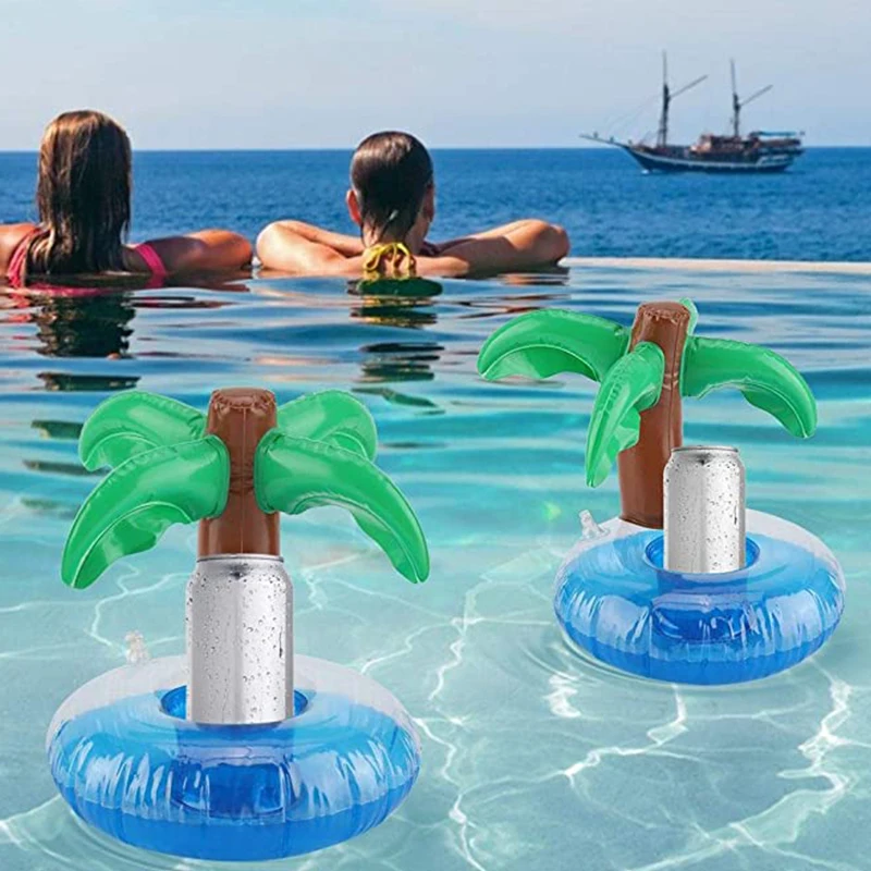 Подставка для кружек бассейна стойка закусок надувной плавающий держатель