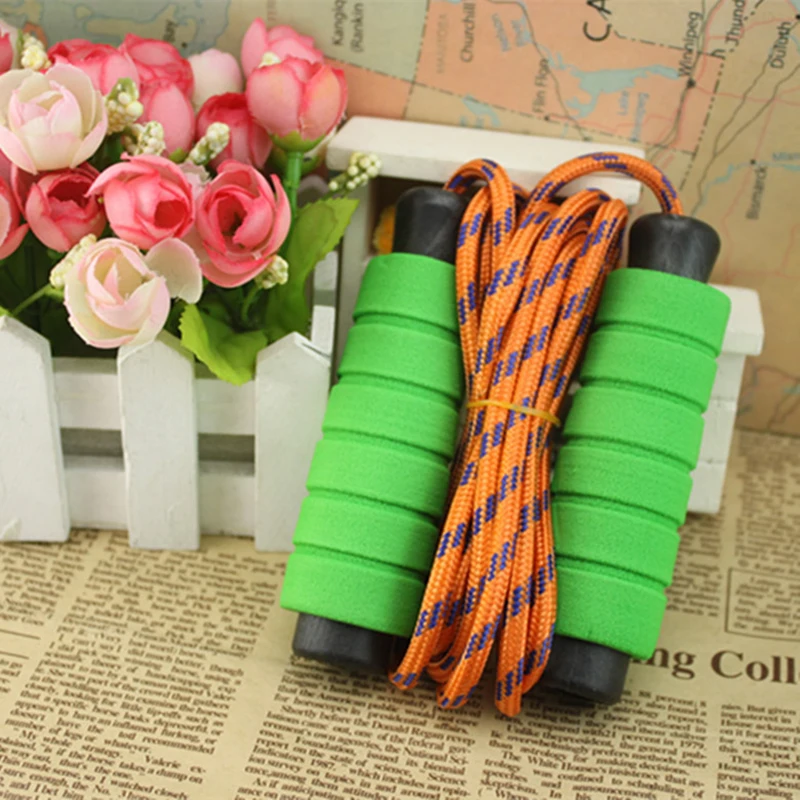 2 8 м оборудование для фитнеса Скакалка женщин Crossfit случайный цвет мягкая губка