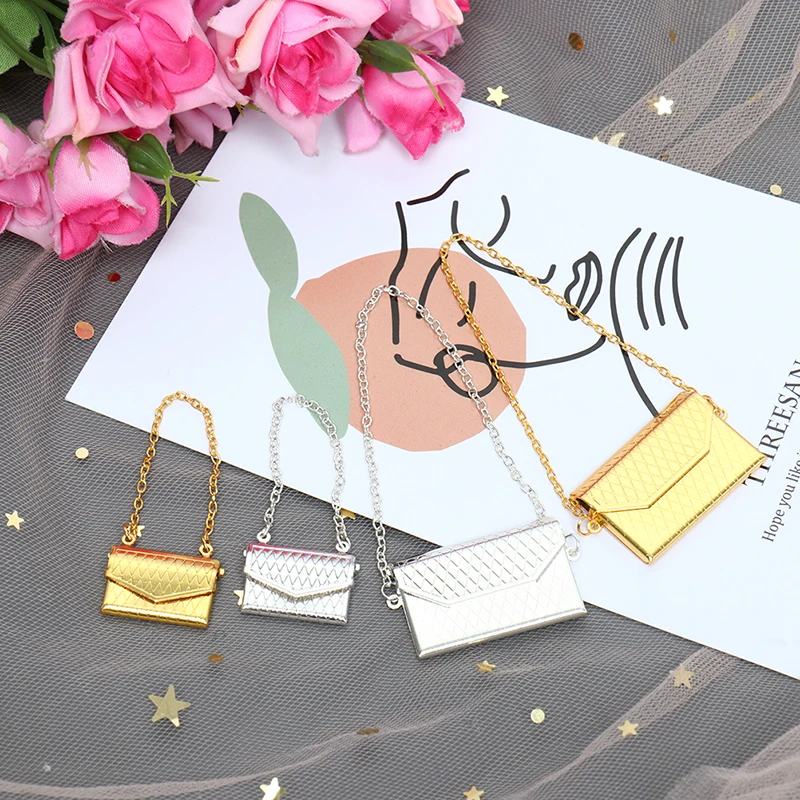 

1/12 Doll Handbag Lady metal Bag Purse Accessories Dollhouse Kids Toy