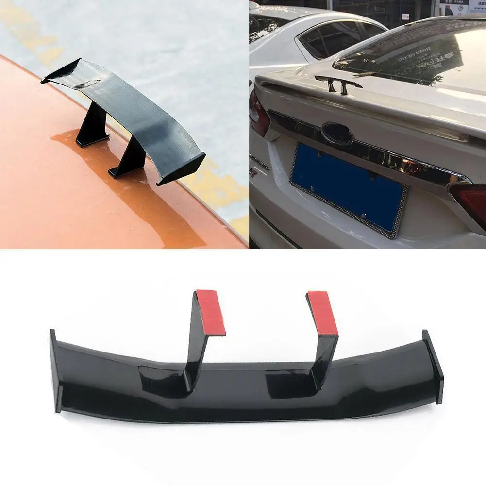 

Universal Car Tail Wing Carbon Fiber Mini Auto Rear Decoration Car-styling Auto Wing Accessories Mini Spoiler Automotive Ta B2B7