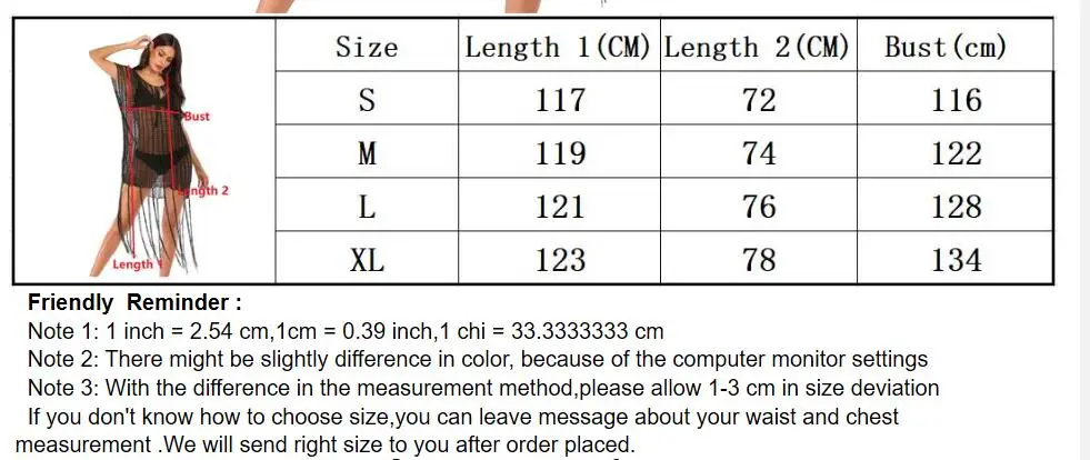Женская пляжная одежда бикини в сеточку с длинными кисточками черный
