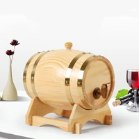 1 535l wood barrel vintage oak beer brewing equipment mini keg home brew beer keg tap dispenser for rum pot whisky wine