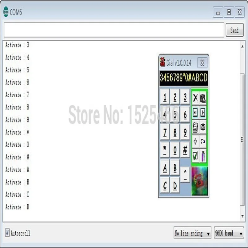16 каналов MT8870 DTMF аудио декодер телефонный голосовой контроллер 01234567890ABCD * # Выход