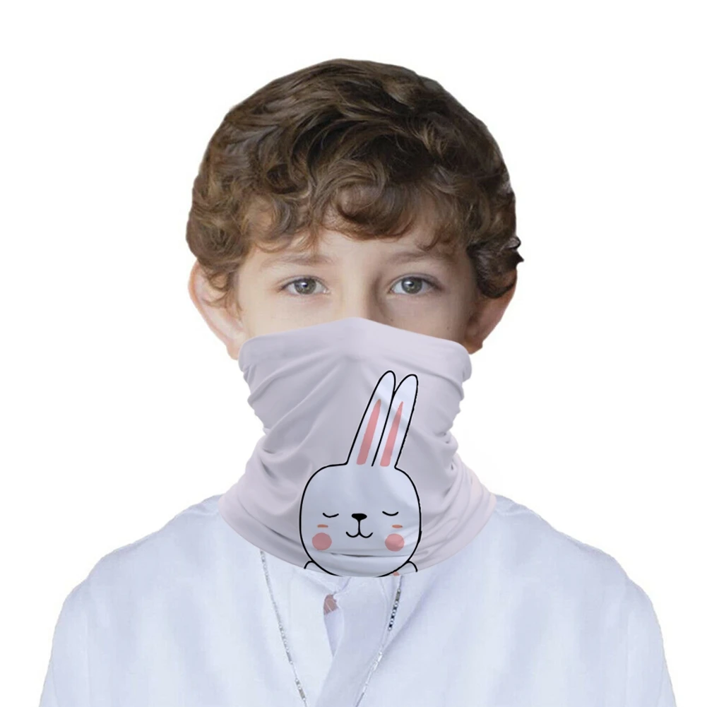 Шелковый шарф с принтом животных бесшовная бандана повязка на голову маска для