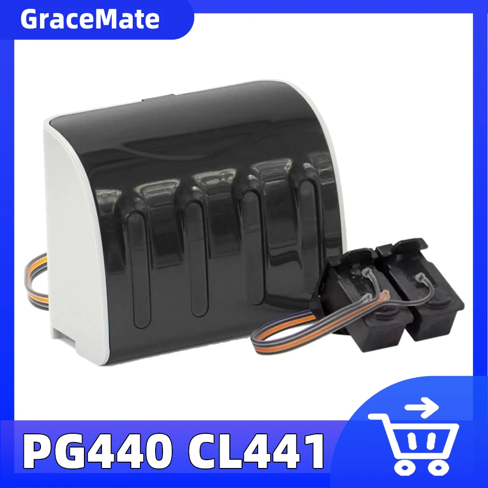 Compatible For Canon PG440 CL441 CISS Refill Ink Cartridge MG3240 MG3540 MG4240 PIXMA MX374 MX378 MX394 Printers