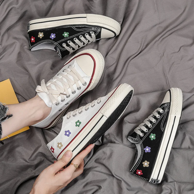 Кеды женские однотонные холщовые классические кроссовки плоская подошва