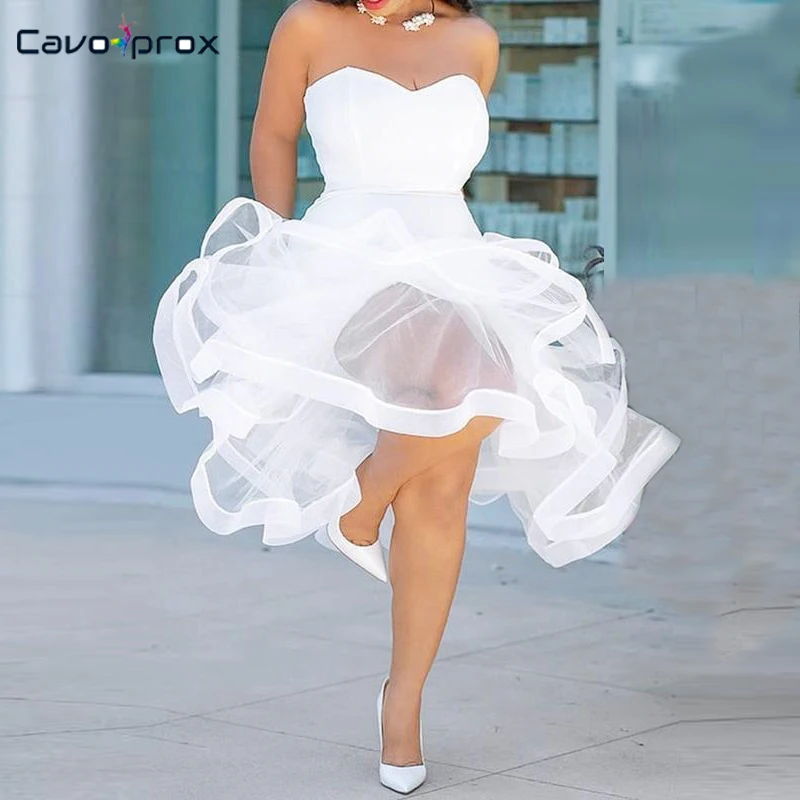 Женское кружевное лоскутное платье без рукавов до середины икры однотонное