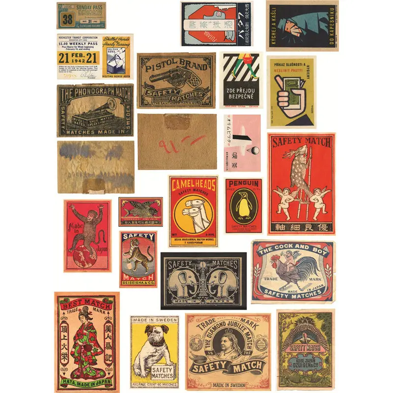 2 шт./лот винтажная декоративная наклейка в виде цирковых клоунов сделай сам