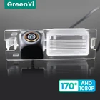 GreenYi 170  HD 1080P Автомобильная камера заднего вида для Fiat Avventura Grand Siena Ritmo Croma Bravo Brava Grande Punto Night Vision Reverse Reversing 4 Pin Parking AHD