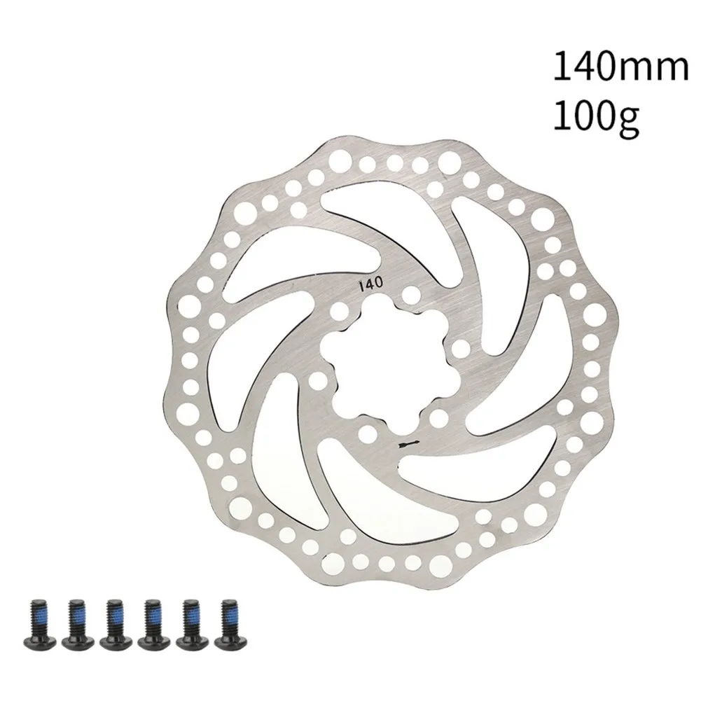 

140mm 160mm 180mm 203mm Bike Disc Brake Rotor 6 Bolts Rotor MTB Bicycle Lightweight Stainless Steel Cycling Accessories