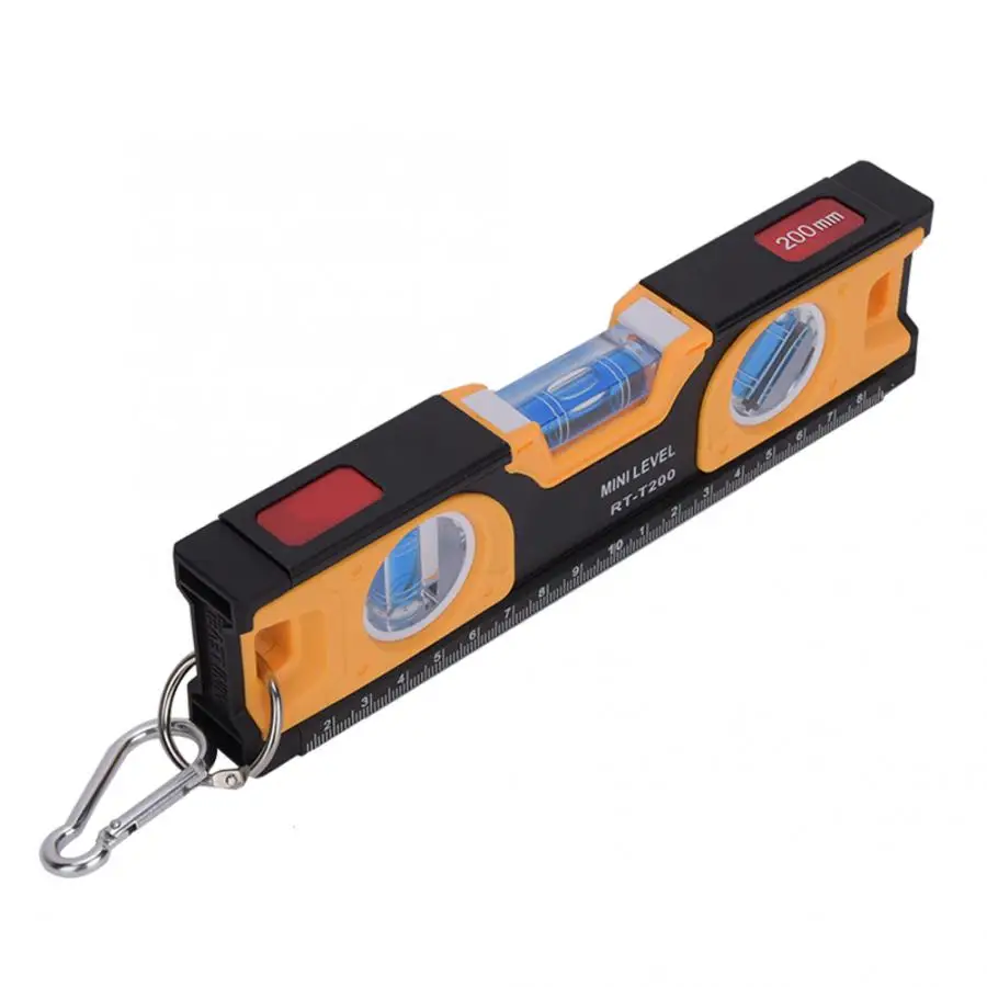 Высокоточная Магнитная линейка из алюминиевого сплава 200 мм спиртовой