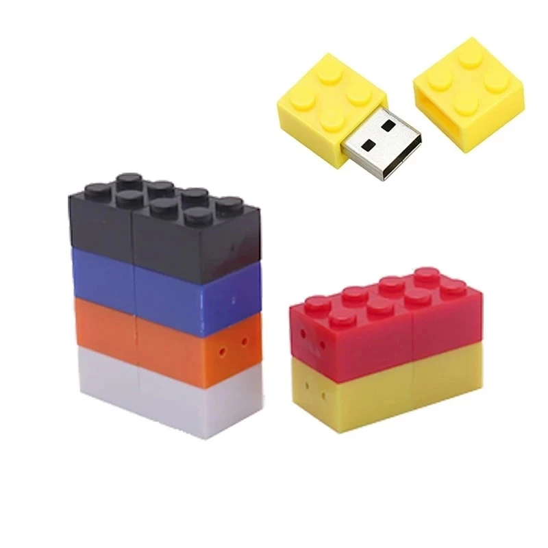 Пластиковый USB-флеш-накопитель многоцветный маленький накопитель для