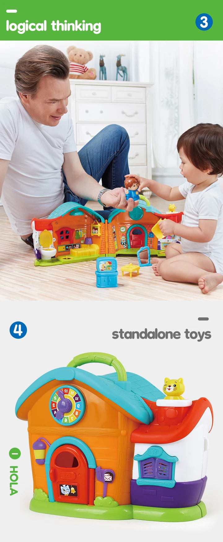 HOLA 3128A миниатюрная мебель для дома, аксессуары для кукольного домика, игрушки, набор деревянной мебели, куклы для детской комнаты, игровой подарок