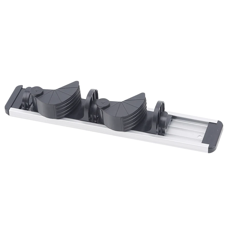 

Crative Wall Mounted Mop Organizer Holder Brush Broom Hanger Storage Rack Kitchen Tool Hanger 2 Position 3 Hooks