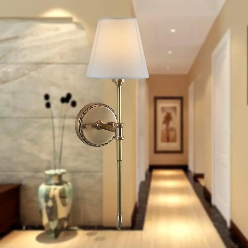 Современная настенная лампа украшение для дома спальни настенный