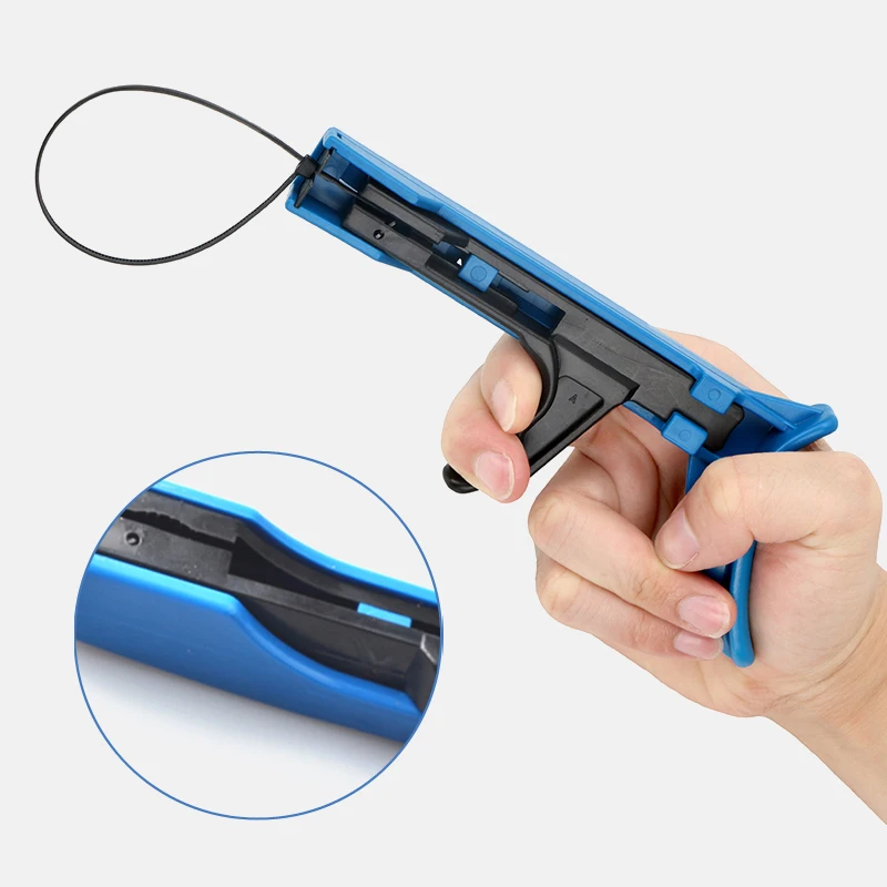 TG-100 Cable Tie Gun Fastening and Cutting Tool Automatic Tensioning For Nylon Special Pliers Accessories Hand Tools | Дом и сад