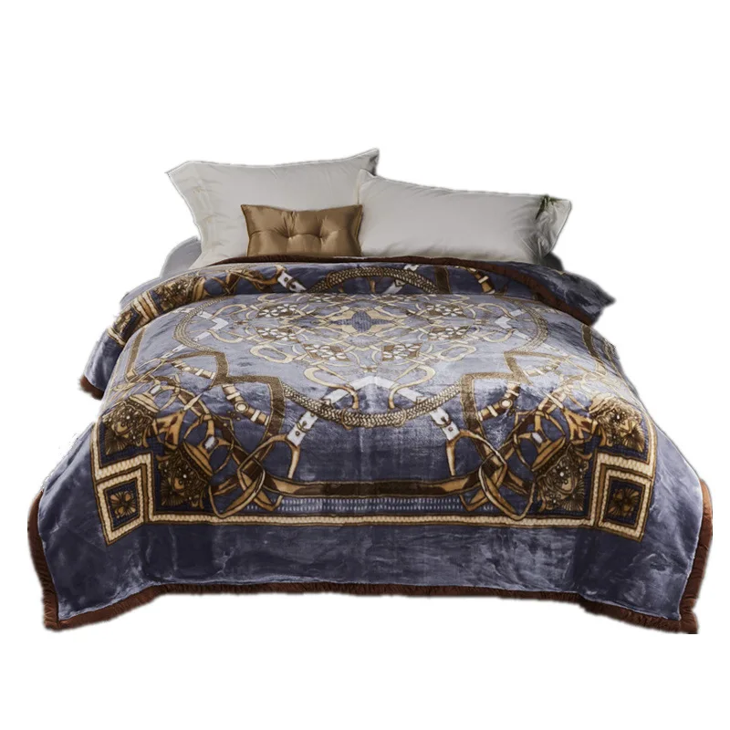 Европейский Raschel теплое одеяло s утяжеленное для детей и взрослых King Size зимнее