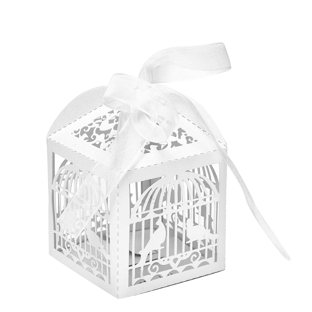 10 шт Свадебные приглашения для свадьбы свадебные коробки конфет с лазерной