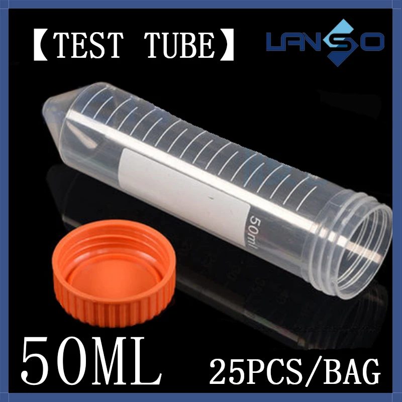 Пластиковая винтовая крышка 50 мл плоская центрифуга [испытательная трубка]