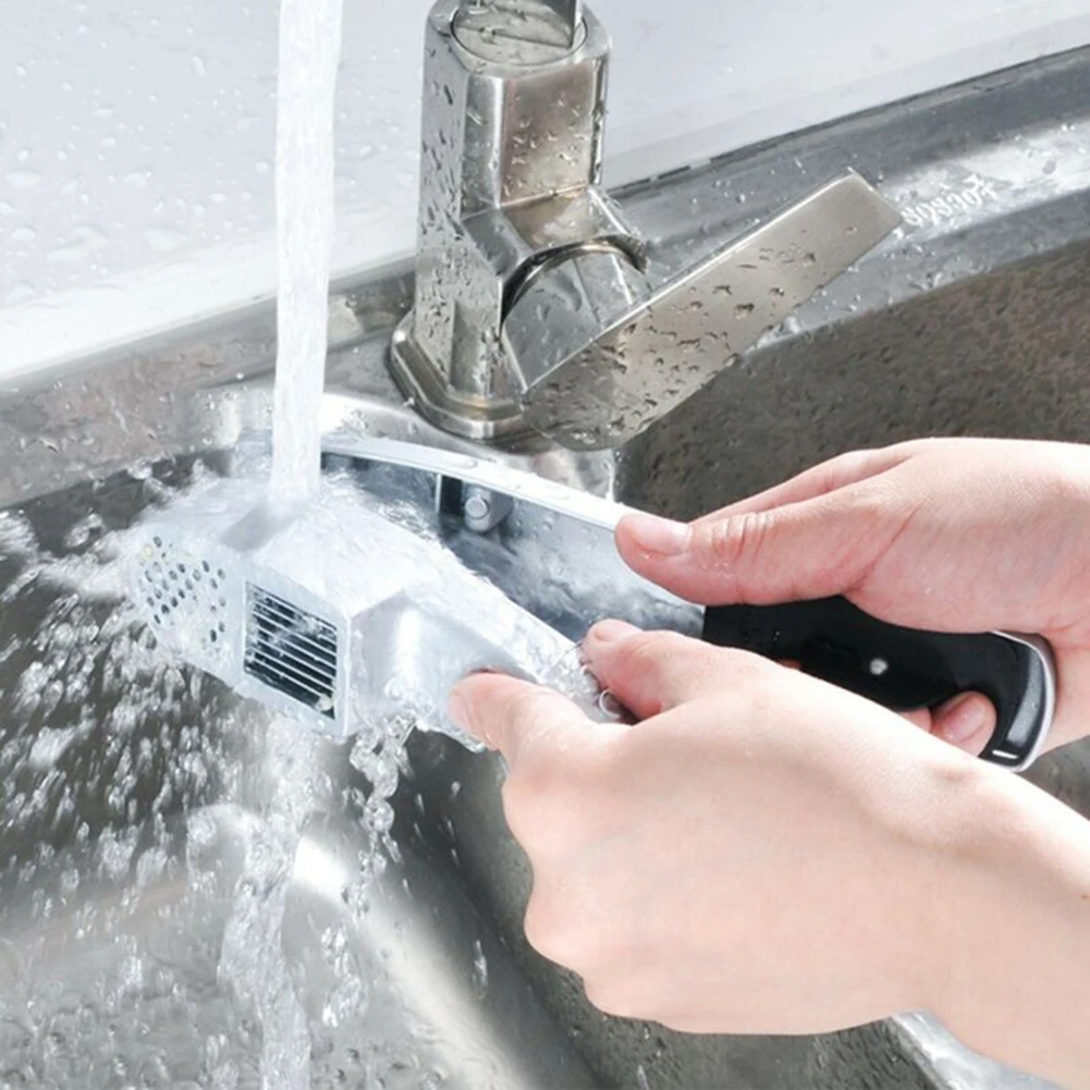 Отжим чесночный пресс резак инструмент Домашняя Кухня серебро двойного