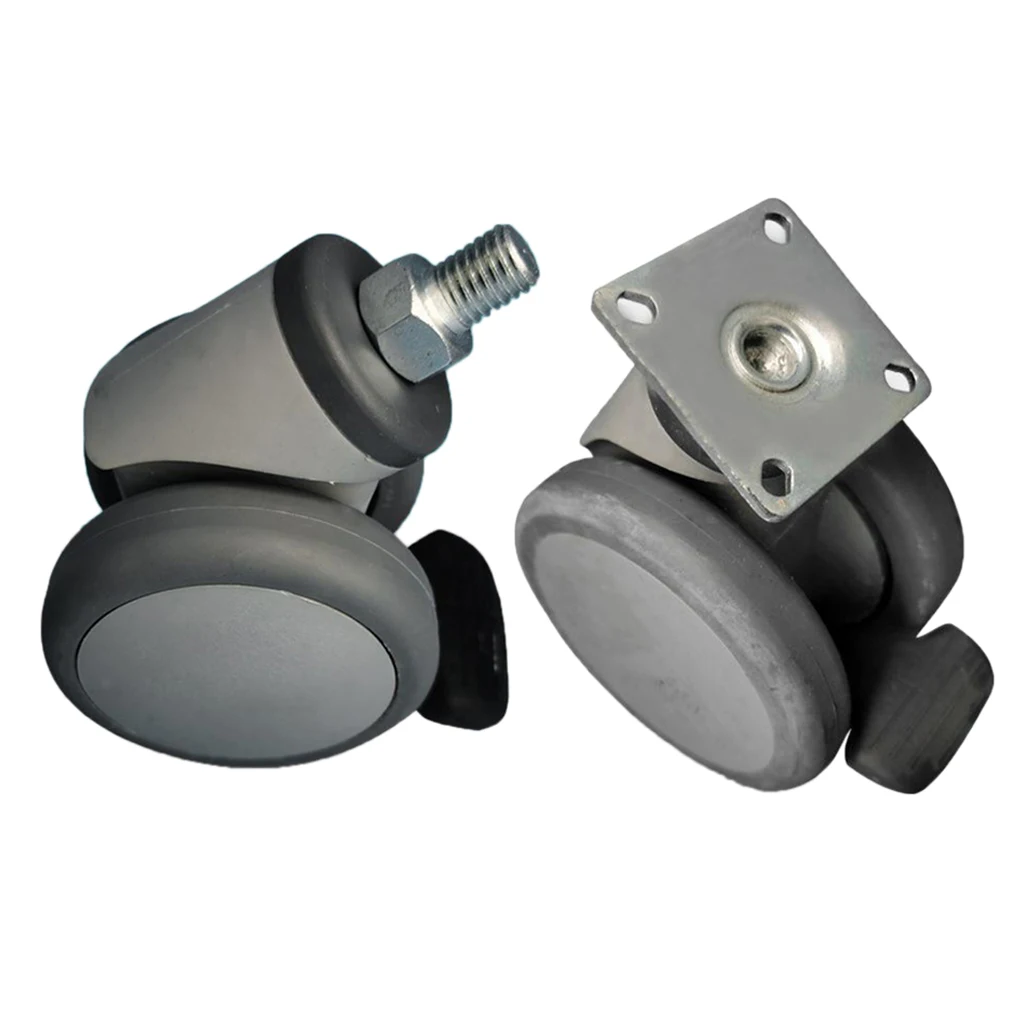 

Non- and Silent Flexibility Chair Caster Wheels for Floor Mat Carpeted Floors Office Chairs