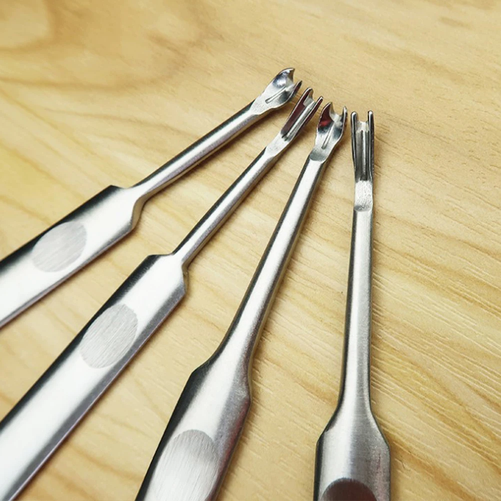 4 шт. инструмент для вырезания кожевенного края|Шитье| |