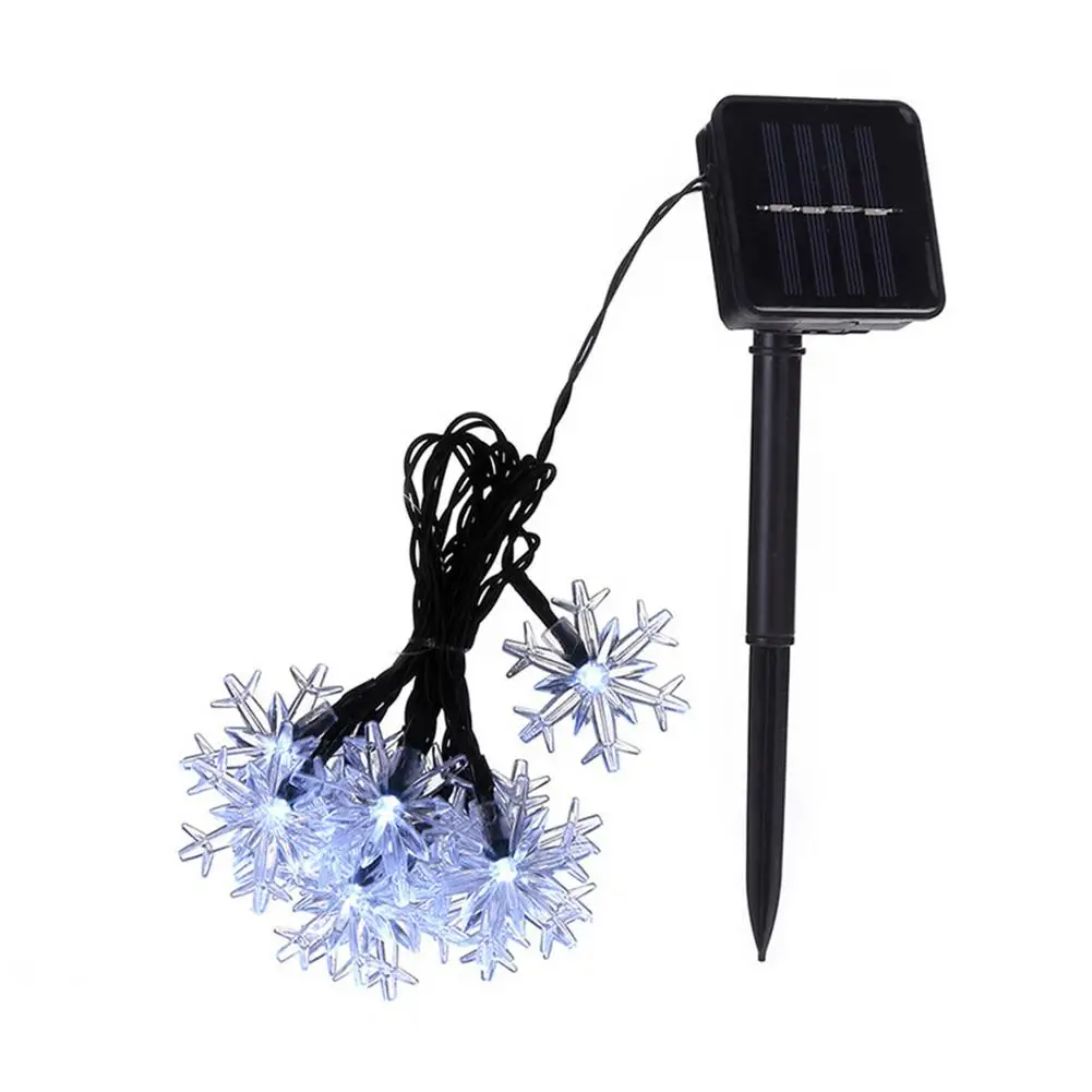 

Уличные водонепроницаемые лампы в виде снежинок, 100 светодиодов, 394 футов, 8 режимов