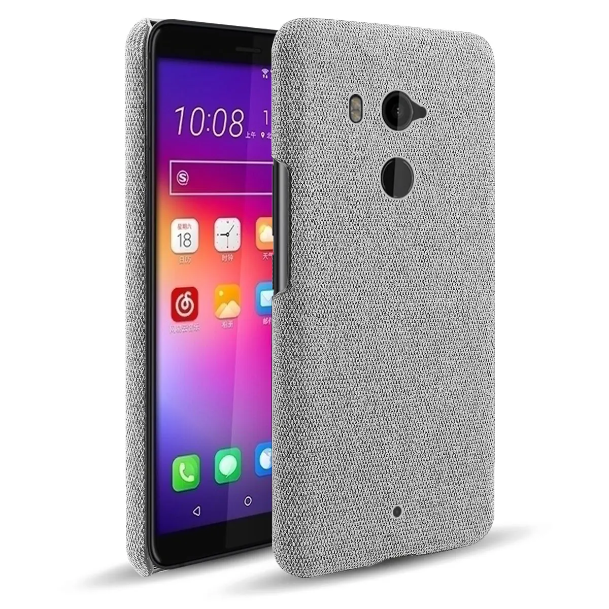 Тканевый чехол для телефона HTC U11 плюс U12 Plus кожаный с отделением карт|Бамперы| |