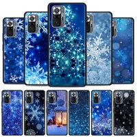 Winter Snowflakes Case For Xiaomi Redmi Note Pro Pro Silicone Mobile Phone Cover Coque Fundas