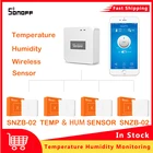 Датчик температуры и влажности ewelink zigbee, беспроводное устройство для измерения температуры и влажности, с приложением и zbbridge