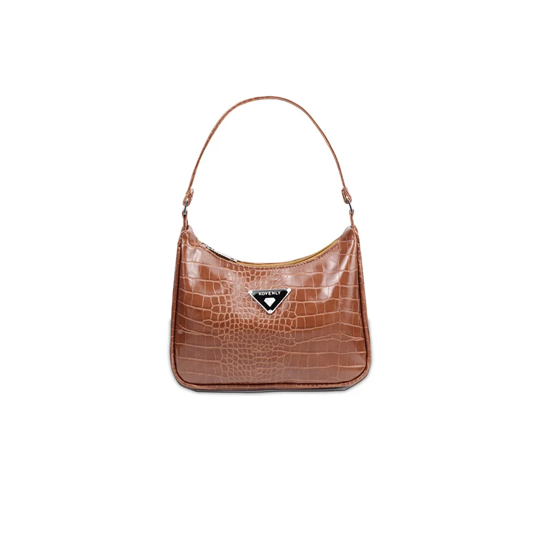 Brown handbag Ретро сумки для женщин трендовые винтажные нейлоновые сумки женские маленькие субаксиллярные сумки повседневные ретро мини-сумки через плечо Kendall - Цвет: Brown handbag