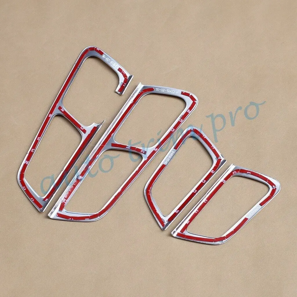 Хромированные внутренние детали крышка дверной ручки отделка литье подходит для