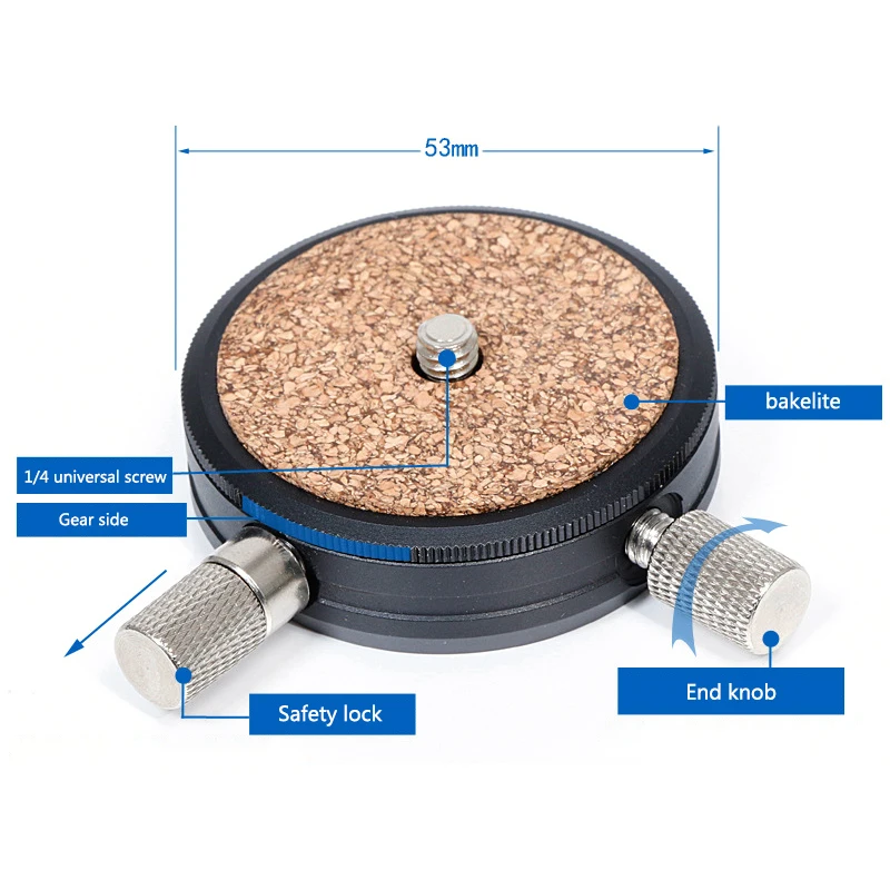 Новый штатив с панорамной шаровой головкой 360 градусов быстроразъемным зажимом