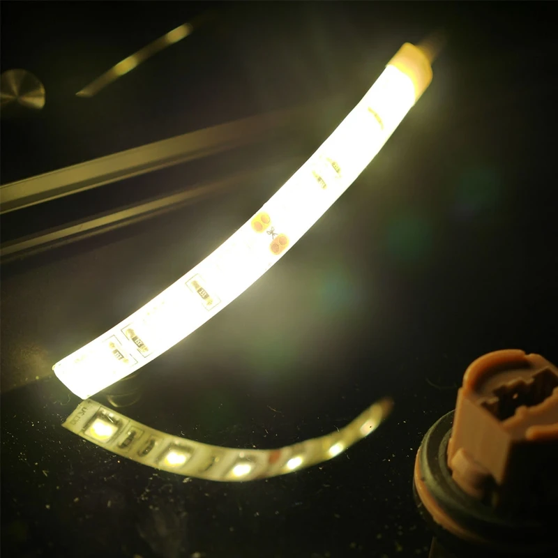

2x 10cm Waterproof Warm White /Red 5050 Led Strip Lights Dc 12V Caravan Boat Car