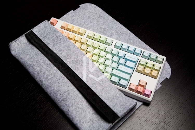 Чехол сумка для переноски клавиатуры из мягкого войлока планка preonic gh60 xd64 tada68 87 104