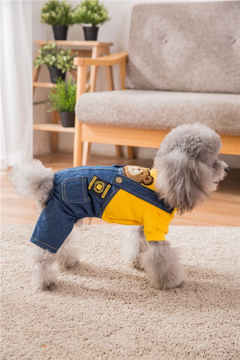 Hipidog Новое поступление мультяшная Одежда для собак для маленьких комбинезон для собак Прямая поставка