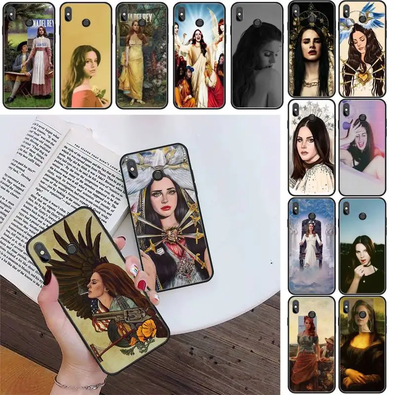

Sexy singer model Lana Del Rey Mona Lisa Phone Case For Xiaomi Redmi 4X 5Plus 6A 7 7A 8 8A Redmi Note 4 5 7 8 9 8T 8Pro 9Pro