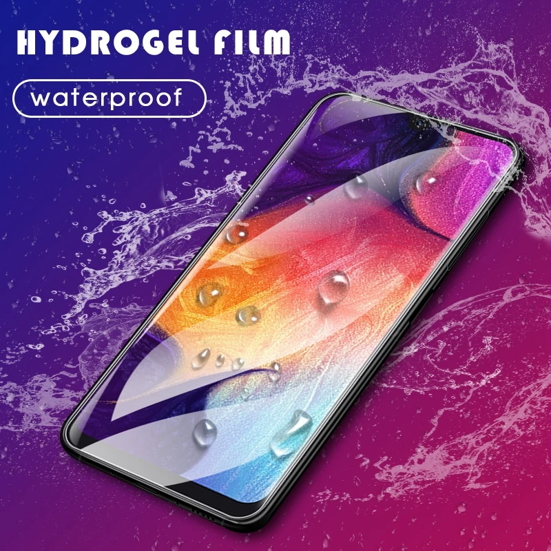 

2pcs Full Cover Hydrogel Film For Samsung Galaxy S9 S8 Plus Screen Protector For A50 A40 A30 A70 M10 M20 M30 Soft Film Not Glass