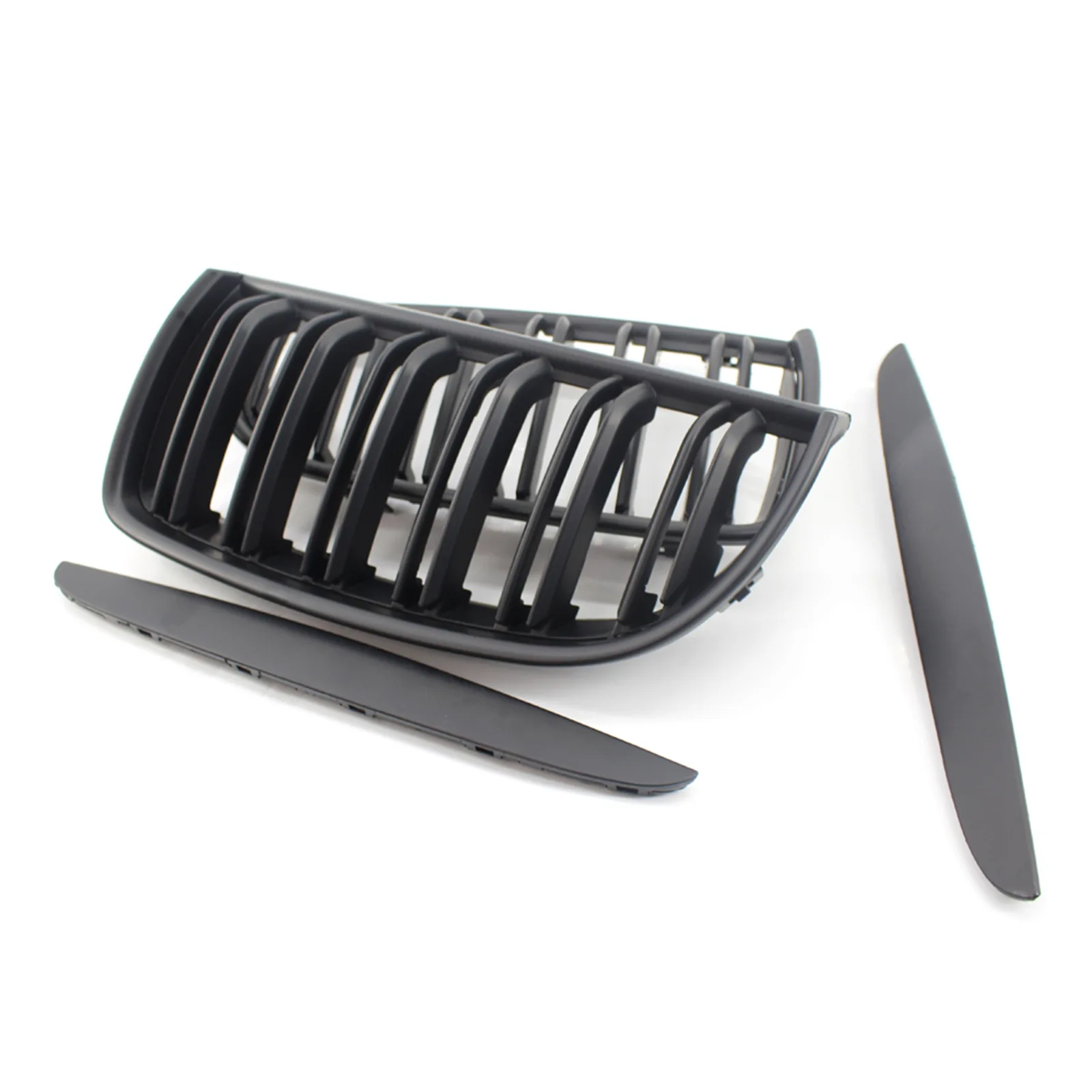 1 пара матовый черный Автомобильный передний бампер Спортивная решетка