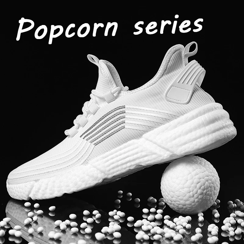 NoEnName_Nul Men's Sports Shoes Casual Durable Popcorn Outsole Zapatillas Deportivas Hombre Fashion Running45 | Обувь