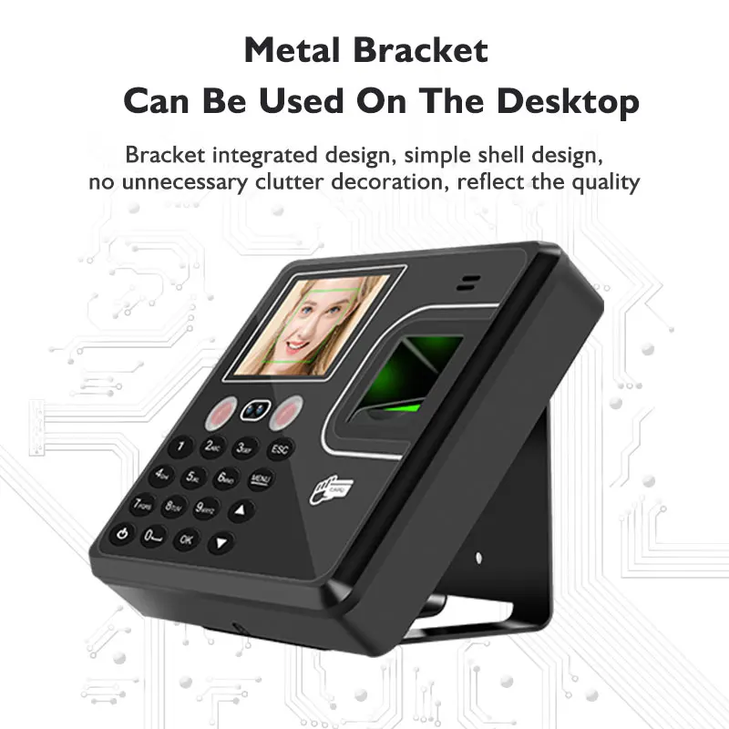 Система распознавания лиц и отпечатков пальцев 2 8 дюйма | Безопасность защита