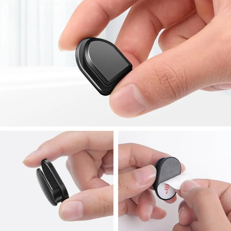 aвтомобильные мини крепежные зажимы черный самоклеящийся крючок для USB кабеля