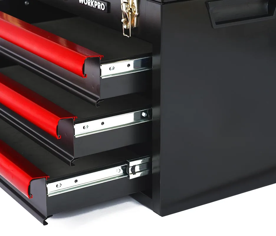 WORKPRO 408 шт Набор инструментов для ремонта дома металлический ящик для инструментов набор ручных инструментов Домашний набор инструментов