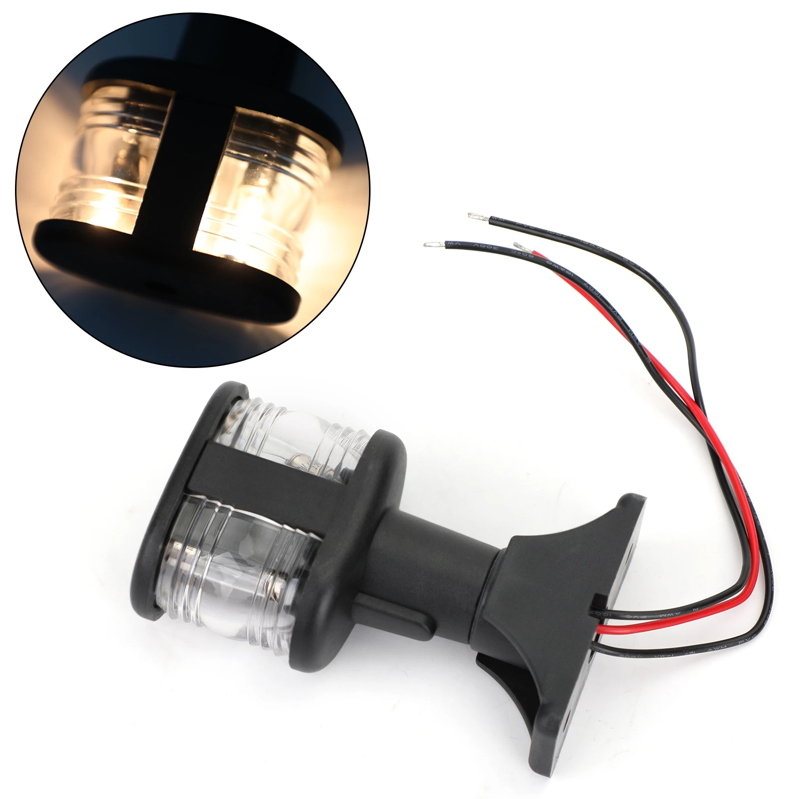 

Areyourshop Marine Boat Pontoon All-Round & Anchor Stern Masthead Light Festoon Bulb 12V 8W Boat Accessories Parts