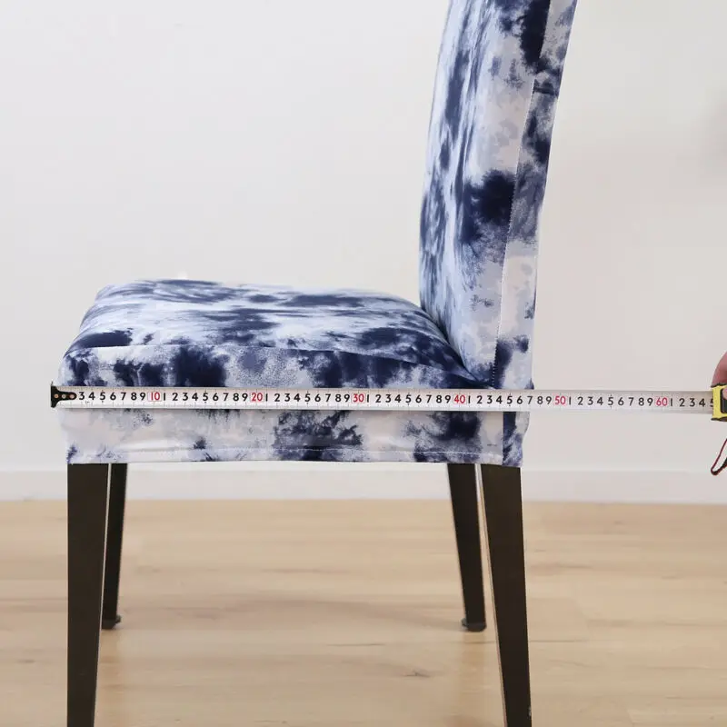 Эластичный Чехол для стула из спандекса эластичное покрытие обеденного сиденья