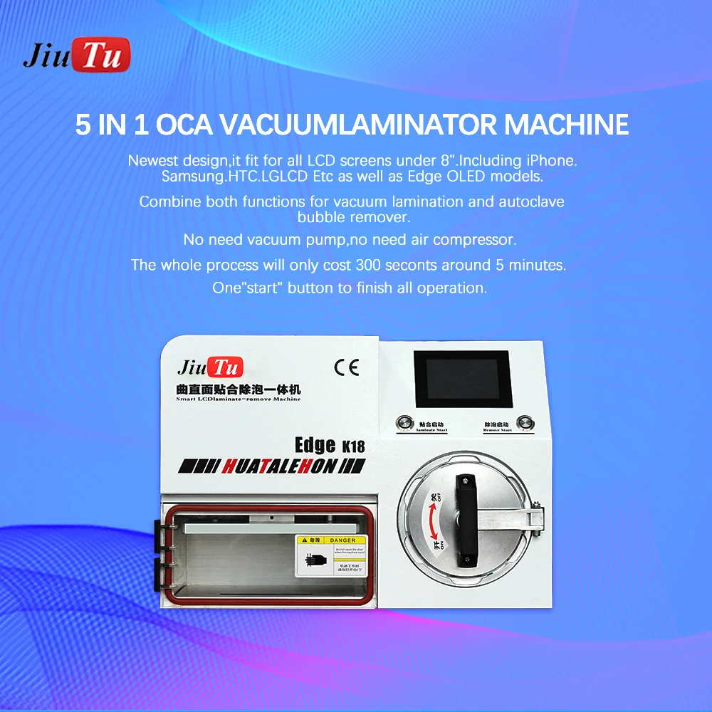 Автоматический изогнутый экран ОСА вакуумное ламинирование машина для Samsung S6 S7