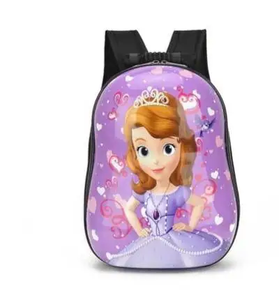 Disney детская школьная сумка с мультяшным автомобилем, принцесса, яичная скорлупа, рюкзак для детей дошкольного возраста, Студенческая сумка на плечо, рюкзак для путешествий - Цвет: 3