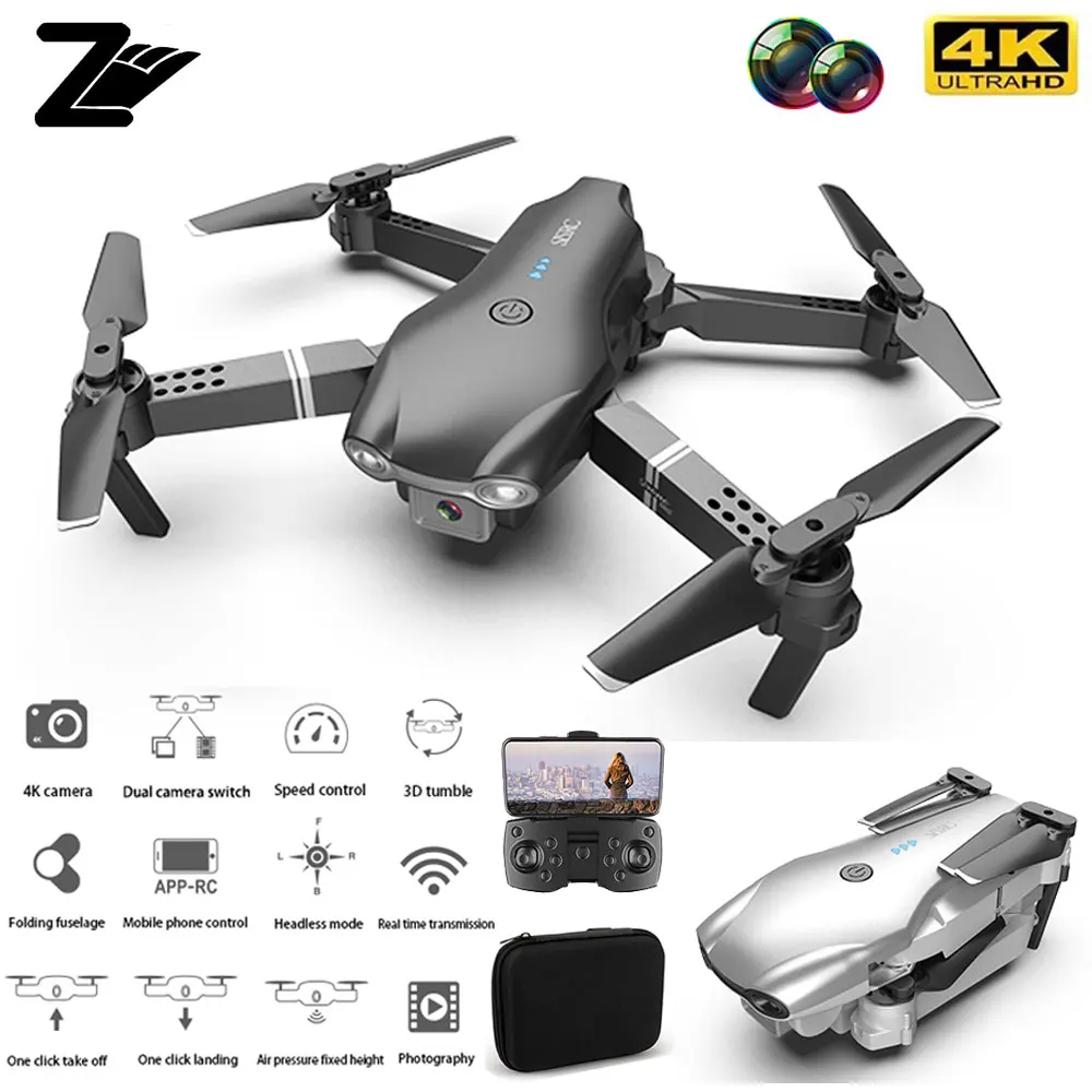 Дрон S602 с двойной камерой 4K HD Wi Fi FPV профессиональный Квадрокоптер широкоугольной